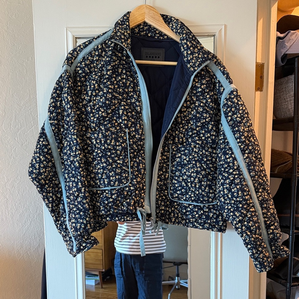 NWOT BLANK NYC floral jacket